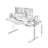 Gray Rectangular Sintered Stone Standing desk-1656739956