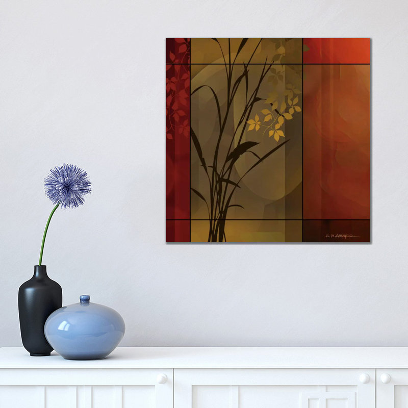 Floral Warmth 1 Piece Wrapped Canvas Painting, 45.72 cm H x 45.72 cm W x 1.91 cm D
