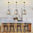 4 - Light Industrial Geometric Chandelier For Living Room Kitchen Entryway Hallway Foyer-1330933470