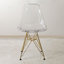 Chaise d'appoint Stoneham en transparent