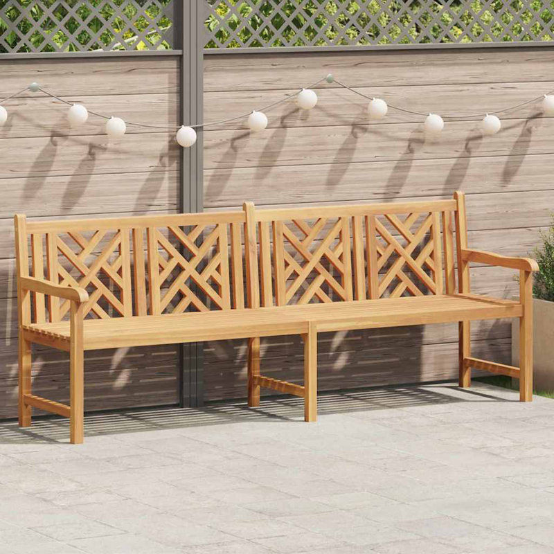 Solid Wood Outdoor Bench