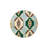 Blue Themed Multicolored Mixed Geometric Pattern Vintage Decorative Carpet-960655079