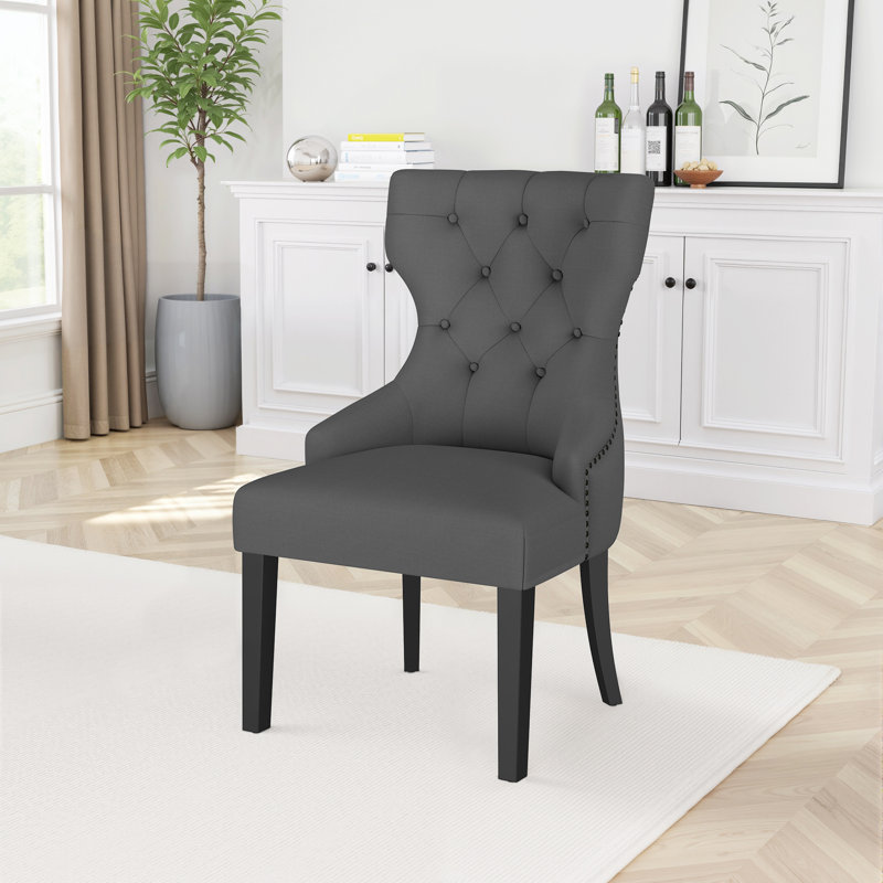 Chaise d'appoint Drayvin, Gris