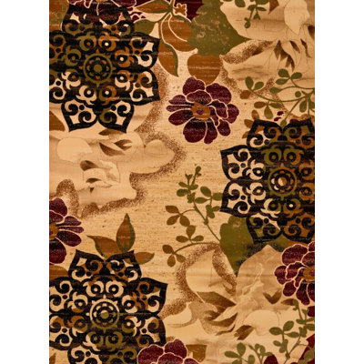 Tapis intérieur / extérieur beige Murphysboro