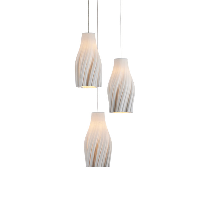 Luminaire suspendu rond à 3 lumières Posh