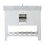 Pelaghia 42'' Single Bathroom Vanity with Marble Top-57367852
