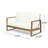BELGIAN LOVESEAT & COFFEE TABLE