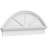 Segment Arch 3 Spoke Architectural Grade PVC Combination Pediment-41855452