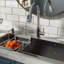 30'' L Drop-In Single Bowl Stainless Steel Kitchen Sink  with Pull Out Kitchen Faucet