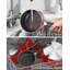 Casserole antiadhésive avec couvercle en verre de 3 pte de Cook N Home-112456140-112456141
