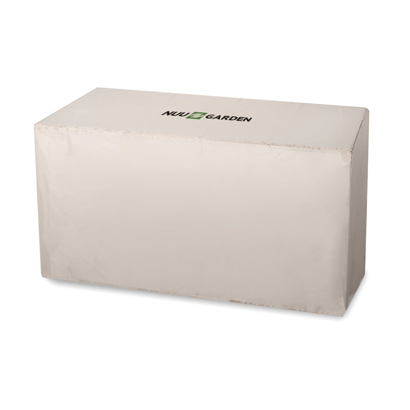Couvercle de foyer d'extérieur, pour foyer d'extérieur au gaz, couvercle rectangulaire, beige
