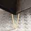 Banc rembourré en velours Gudren-1070499356