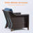 Wicker 7 - Person Patio Conversation Set with Cushions-93137704