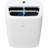 LG 7,300 BTU DOE/ 11,000 BTU ASHRAE 115-Volt Smart Portable Air Conditioner with Dehumidifier Function and LCD Remote, 300 sq. ft.-124198083