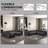 Boneless Modular Sectional Sofa Sleeper Couch-530191460