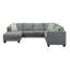 Canapé modulaire Anissia l 112 po x P 87 po, canapé modulaire 7 places avec repose-pieds, canapé en L avec 3 coussins-1569583672