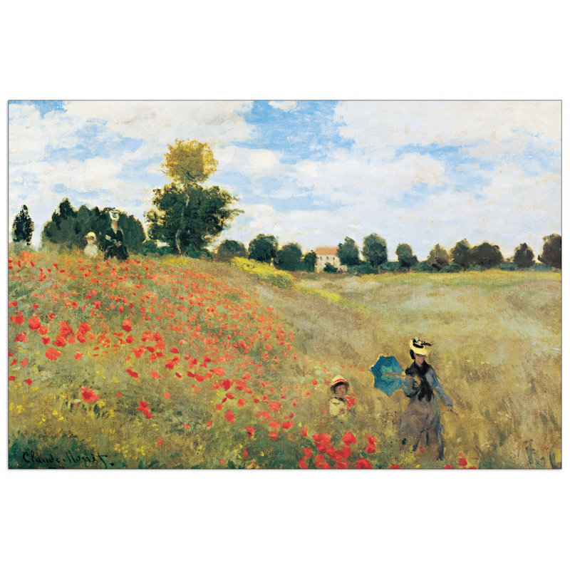 Coquelicot by Monet - Single Picture Frame Painting on MDF