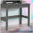 Grey Writing Desk with Hutch