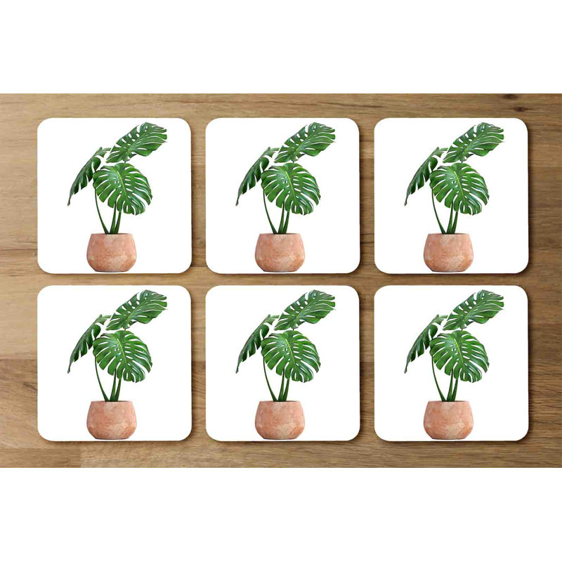 Aaydan Square 6 Piece Coaster Set