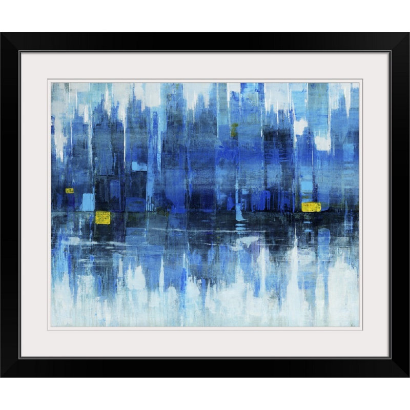 «Zyus City Keep», reproduction, Cadre noir, H 20 po x l 23 po x P 1 po
