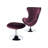 Upholstered Accent Chair with Ottoman-121933276