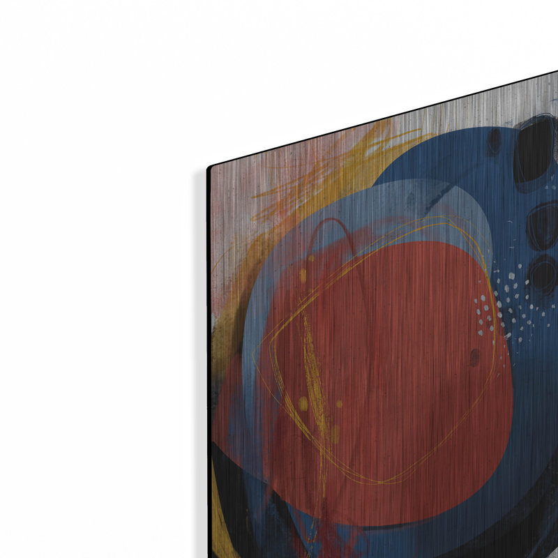 «Heat» par Ishita Banerjee, art mural en métal, H 16 po x l 12 po