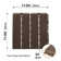 12" x 12" Composite Interlocking Deck Tile