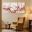 Plantes et fleurs, ensemble de 3 reproductions d'art sur toile-1101041948
