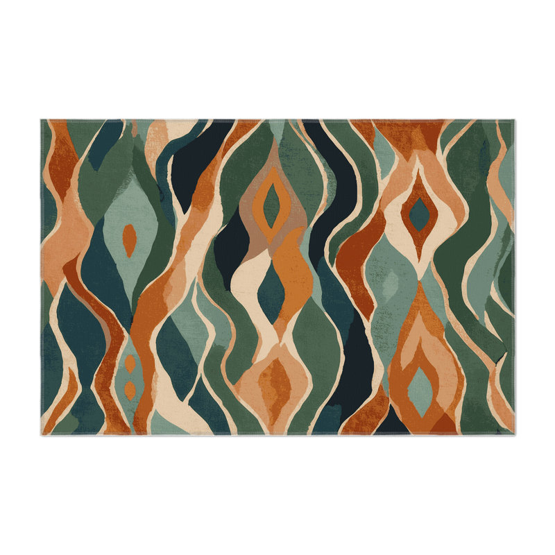 Meadow Illusion Indoor And Outdoor Area Rug, Rectangle 1'6" x 2'6"