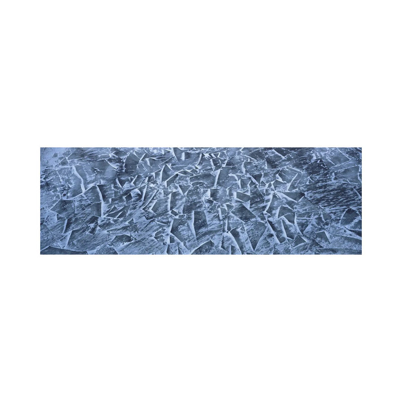 Fractured Ice On The St. Lawrence River, Montral, Canada 1 Piece Wrapped Canvas Panoramic Wall Art, 16" H x 48" W