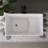 Fslefay 47'' Freestanding Soaking Bathtub Acrylic Freestanding Tub With Seat