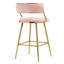 26'' Counter Height Bar Stools Corduroy Kitchen Island Counter Bar Stool With Back Only Chairs, Not Including Tables