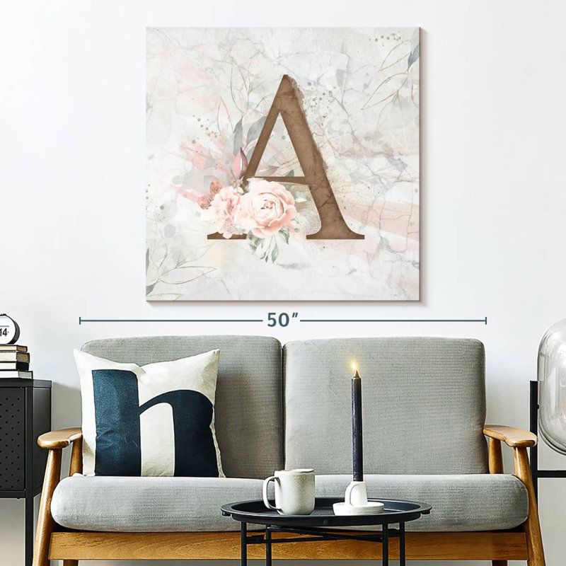 Tergel Floral A Monogram