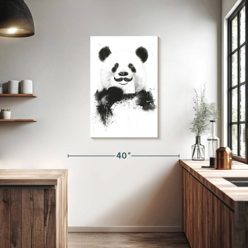 Brampt Funny Panda, 36" H x 24" W