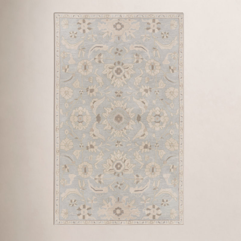 Arden Wool Oriental Indoor Rug, Rectangle 6' x 9'