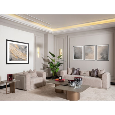 Canberra Living Room Set With Sofa, Two Cocktail Tables, Accent Chair, And End Table