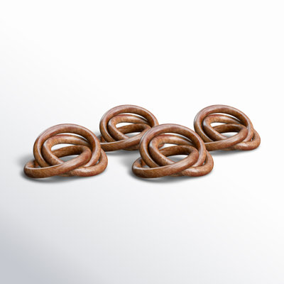 Wooden Interlock Napkin Ring