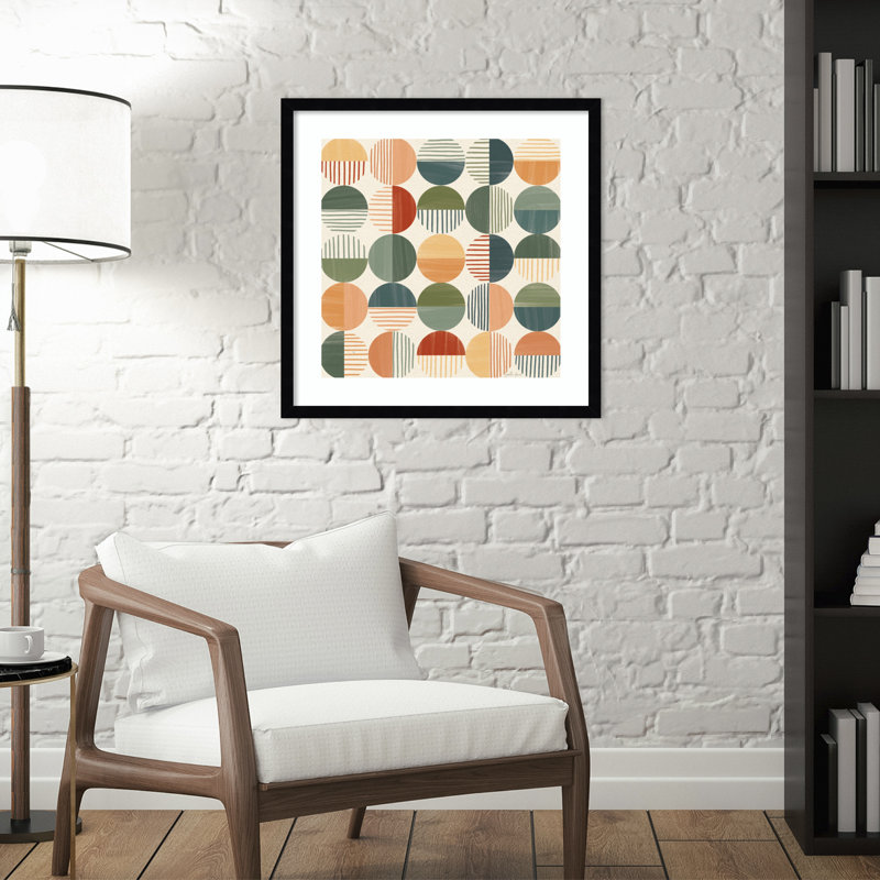 Born To Roam Pattern II, Black, 21" H x 21" W x 1" D