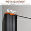 BFH 30"W*72"H  Folding Frameless Shower Door,6mm Clear Tempered Glass, 180° Folding Hinge, Chrome-102238706