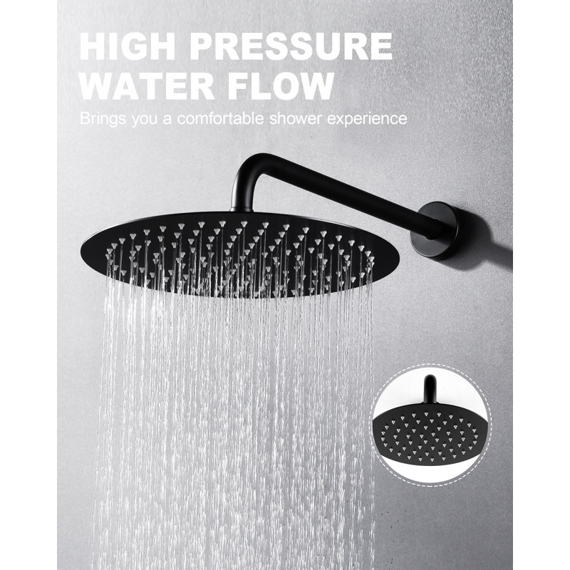 Pressure-Balanced (Temperature And Volume) Complete Shower System