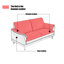 Causeuse-coussin standard en cuir véritable brun-1120118844