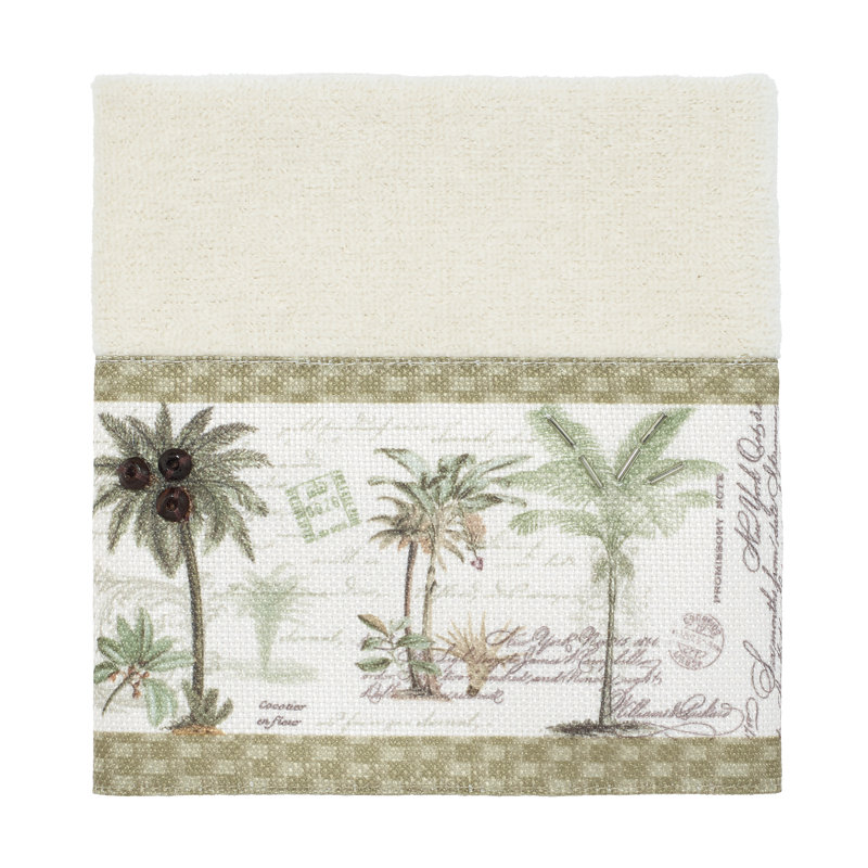 Avanti Linens Colony Palm Washcloth