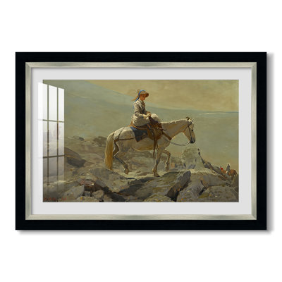The Bridle Path, White Mountains, 1868-Winslow Homer-Custom Framed Canvas