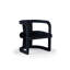 Fauteuil demi-tonneau en polyester de 25 po Nolita-521133455