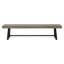 Banc d'extérieur gris bois - Détendez-vous dans le style avec la construction Adventure Embark On Adventures