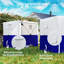 Pop Up 15 Ft. W x 15 Ft. D Fibreglass Soft-top Gazebo