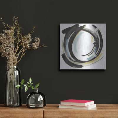  'Coastal Sun 2' by Brittany Evans Metal Wall Art, 12" x 12"