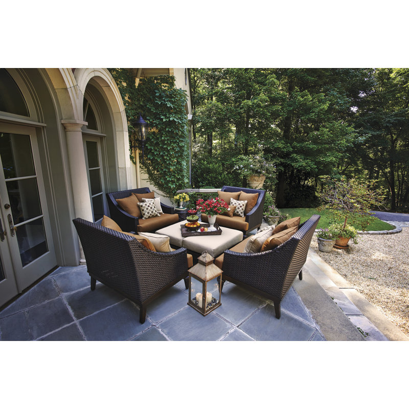 Somerby Outdoor Lounge Chair, Canvas Brick Sunbrella® Canvas