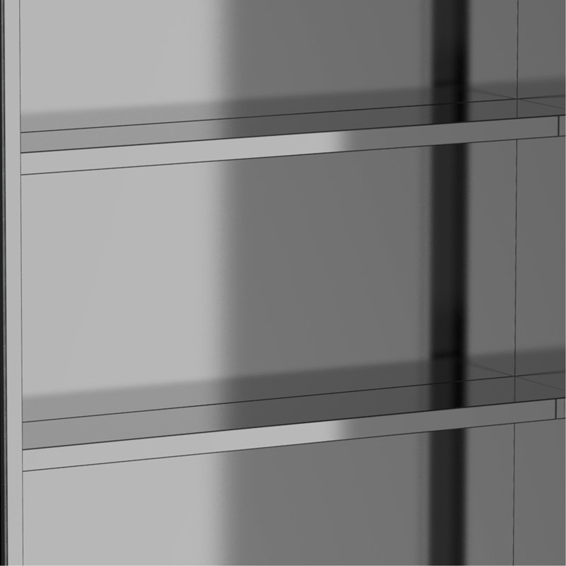 Bathroom Mirrored Cabinet, 24"X26" Stainless Steel Frame Medicine Cabinet, Wall-Mounted Storage Organizer With Double Doors, Silver