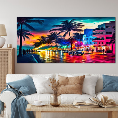 «Miami Beach Holidays 3 Architecture», impressions sur toile Miami